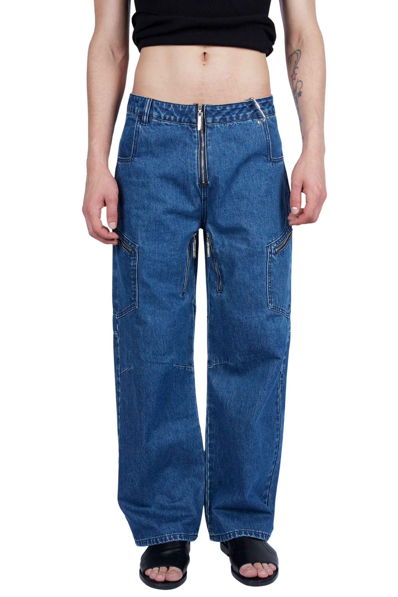 Zipper Ski Jean Medium Wash