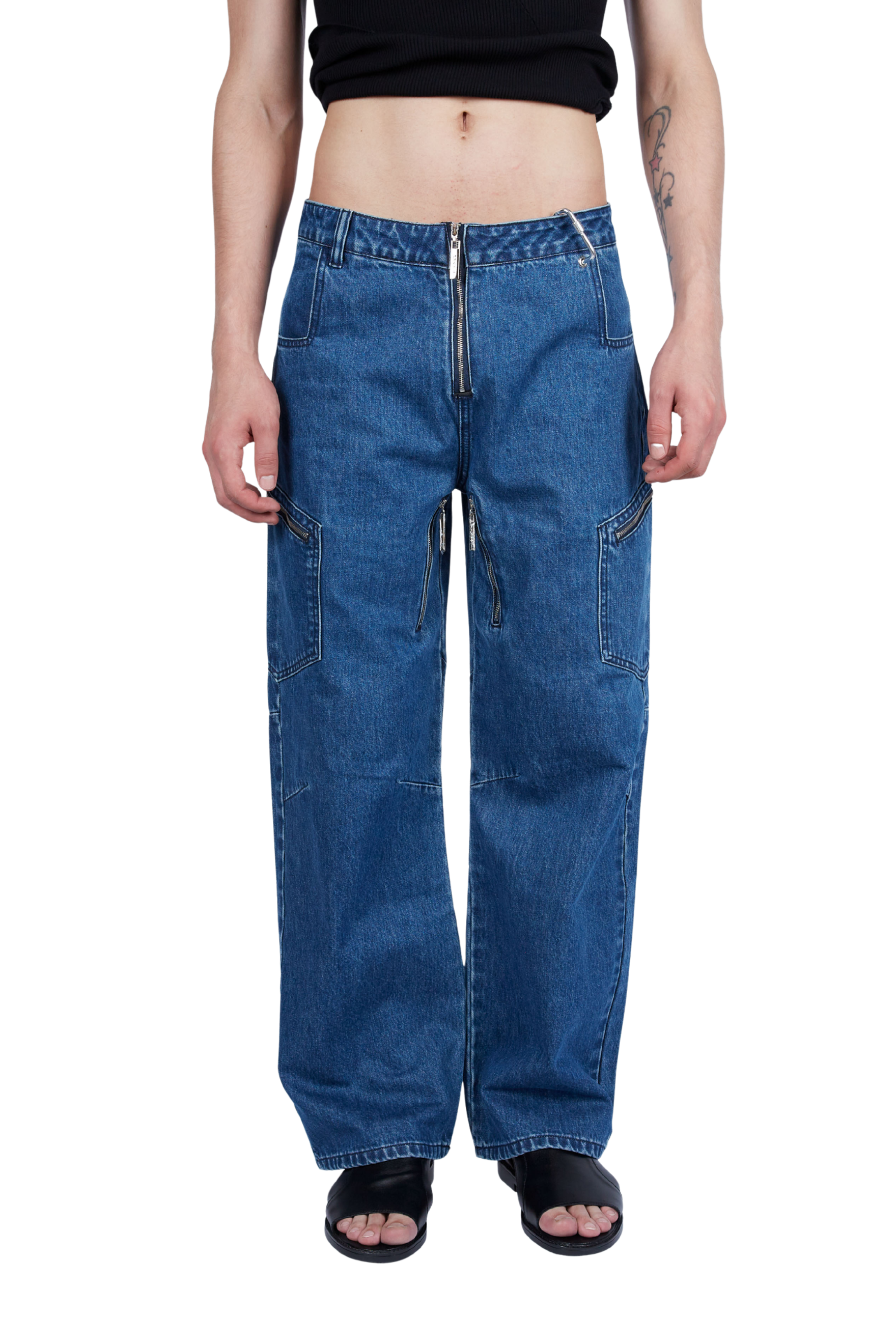 Zipper Ski Jean Medium Wash