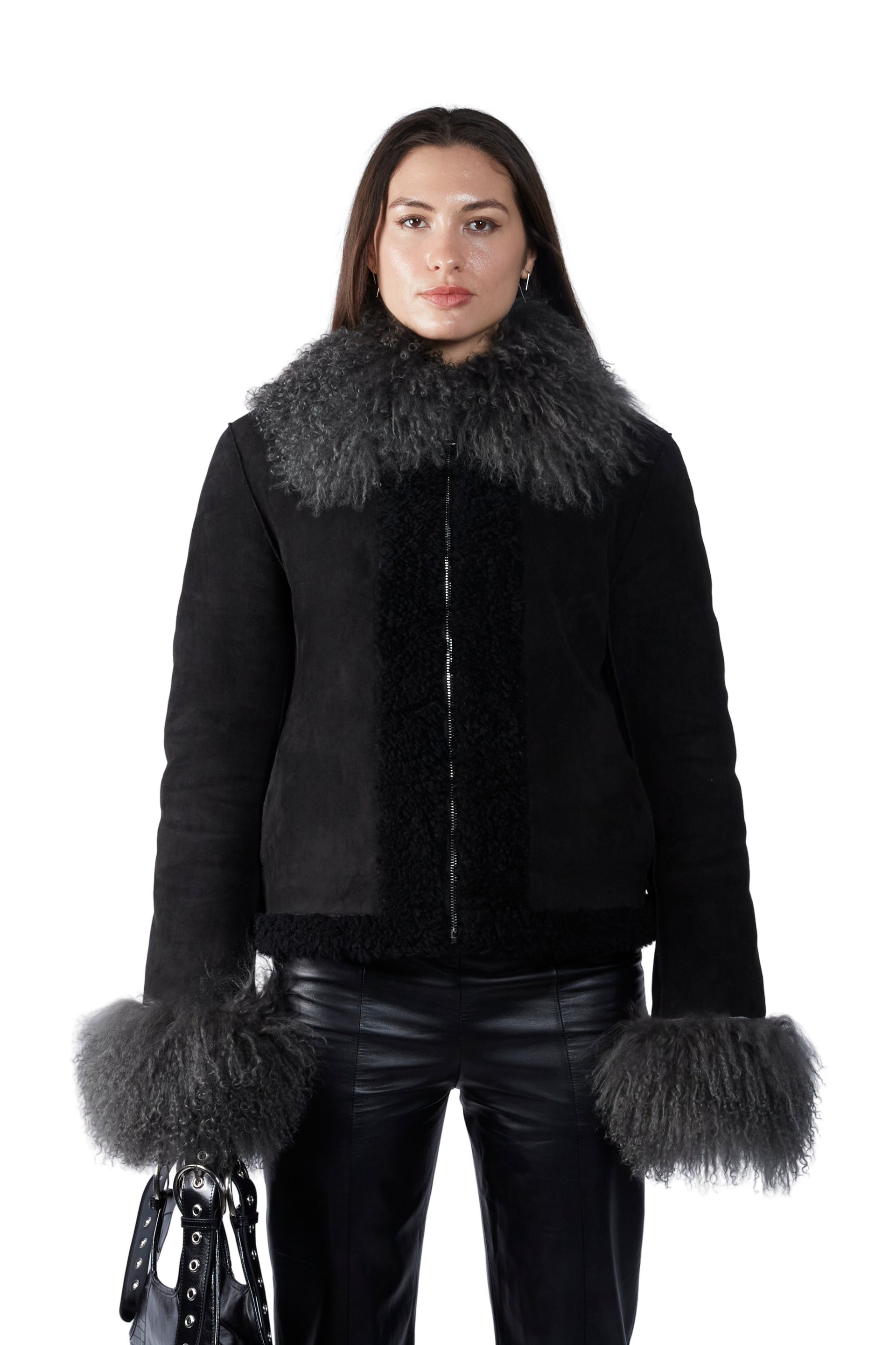ジャケット・アウター FEKETE NO COLLAR FRILL JACKET FEKETE（フェケテ）の「NO COLLAR JACKET / ノーカラー