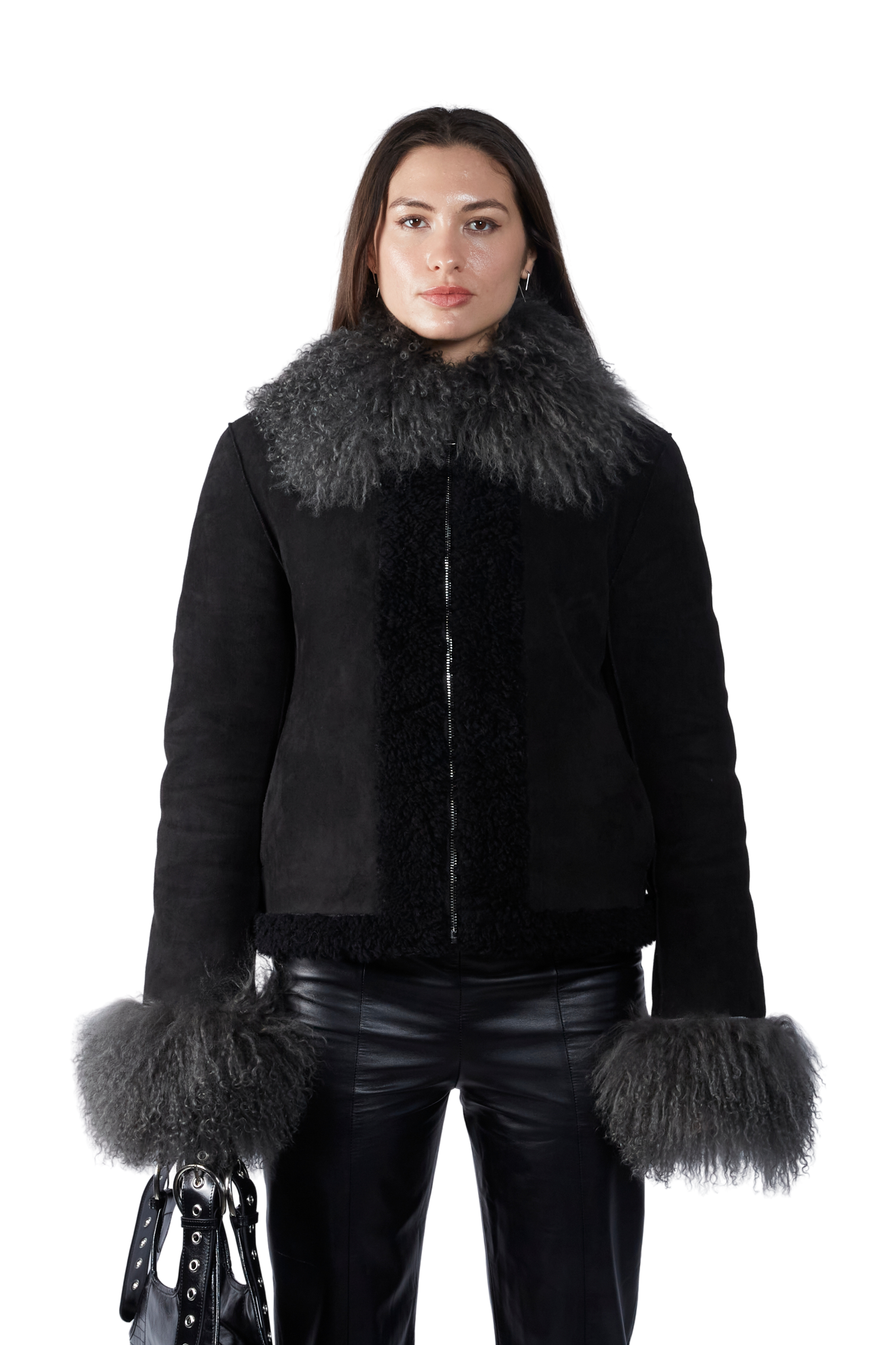 Faux Shearling Wave Jacket