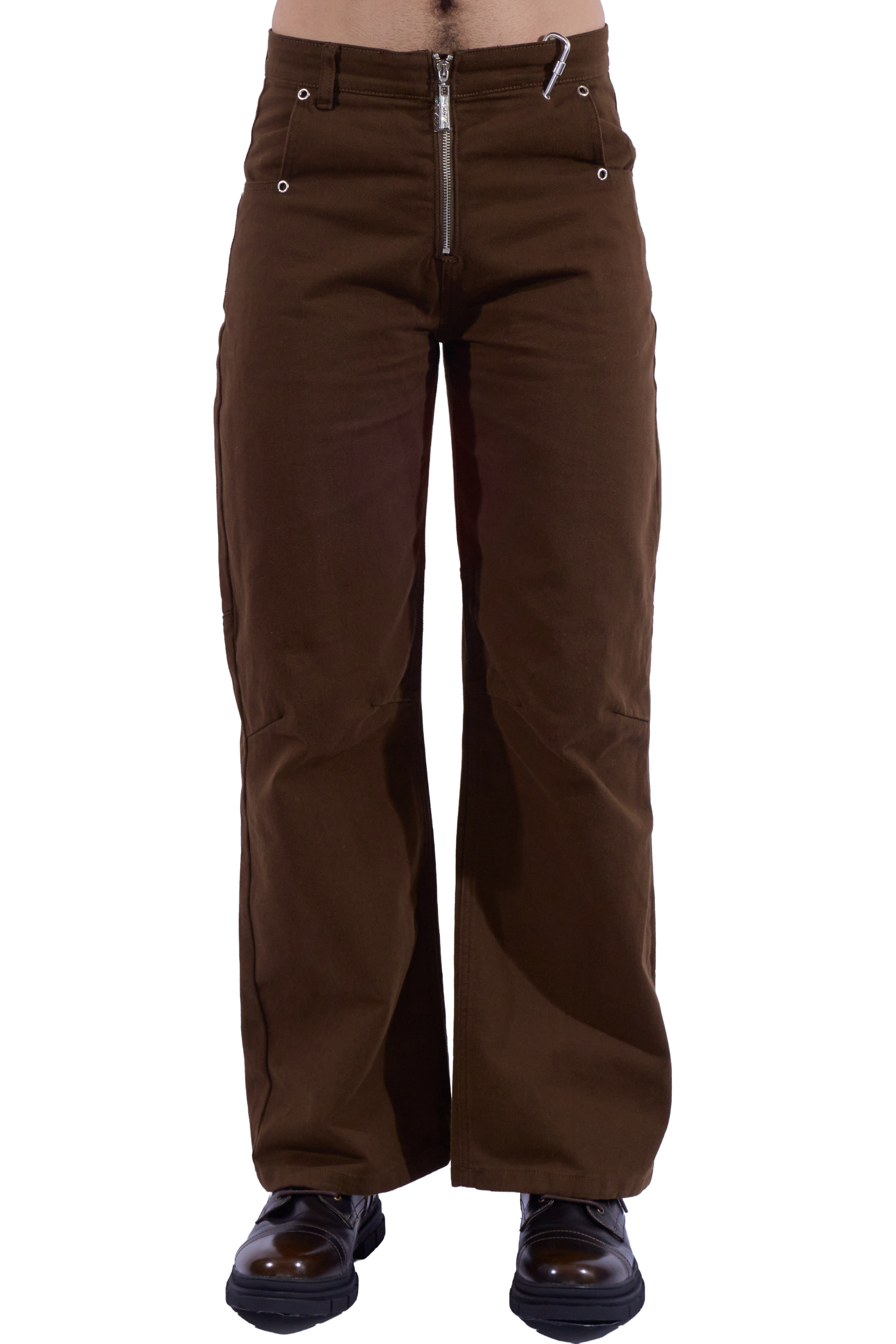 3D Knee Straight Leg Pants