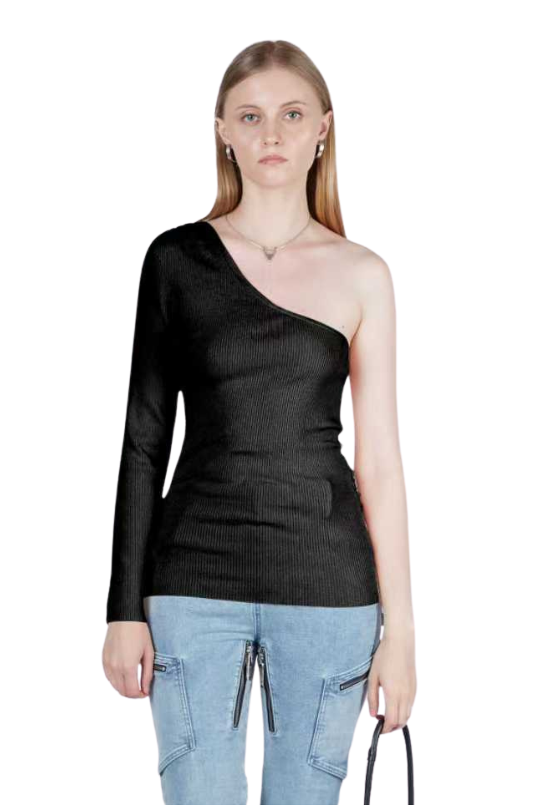 Essential One Sleeve Adjustable Top Black