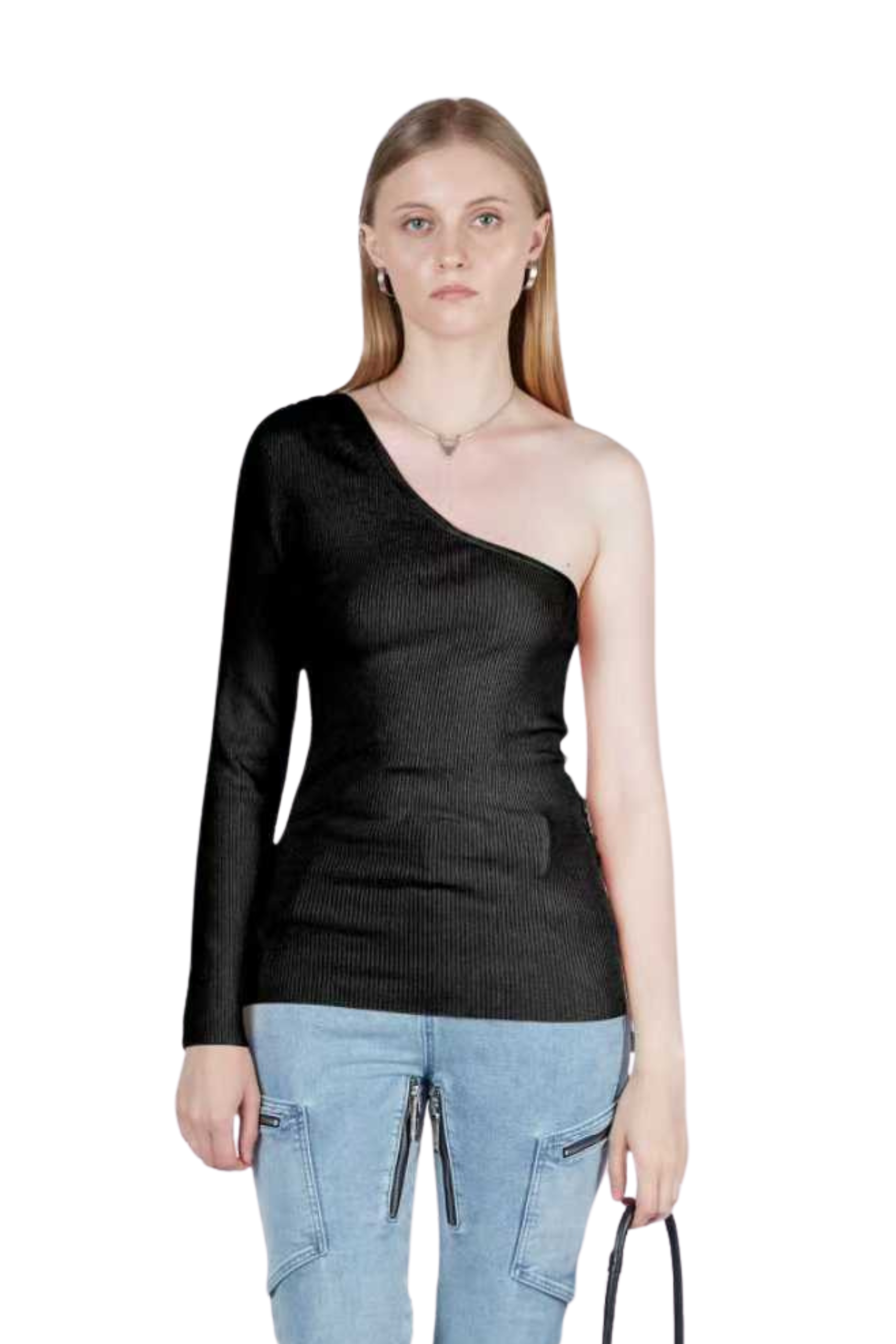 Essential One Sleeve Adjustable Top Black