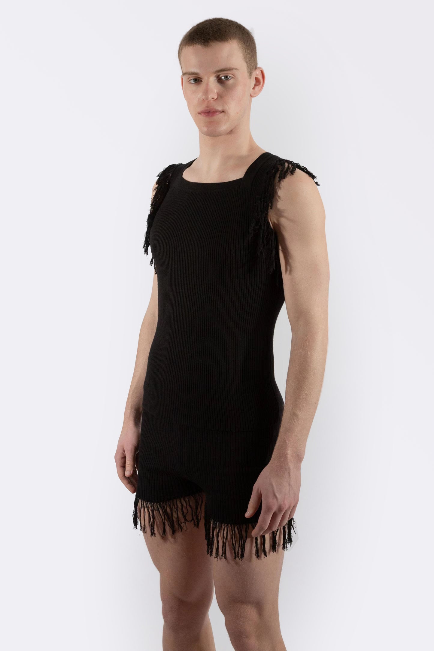 Knitted Fringe Tank