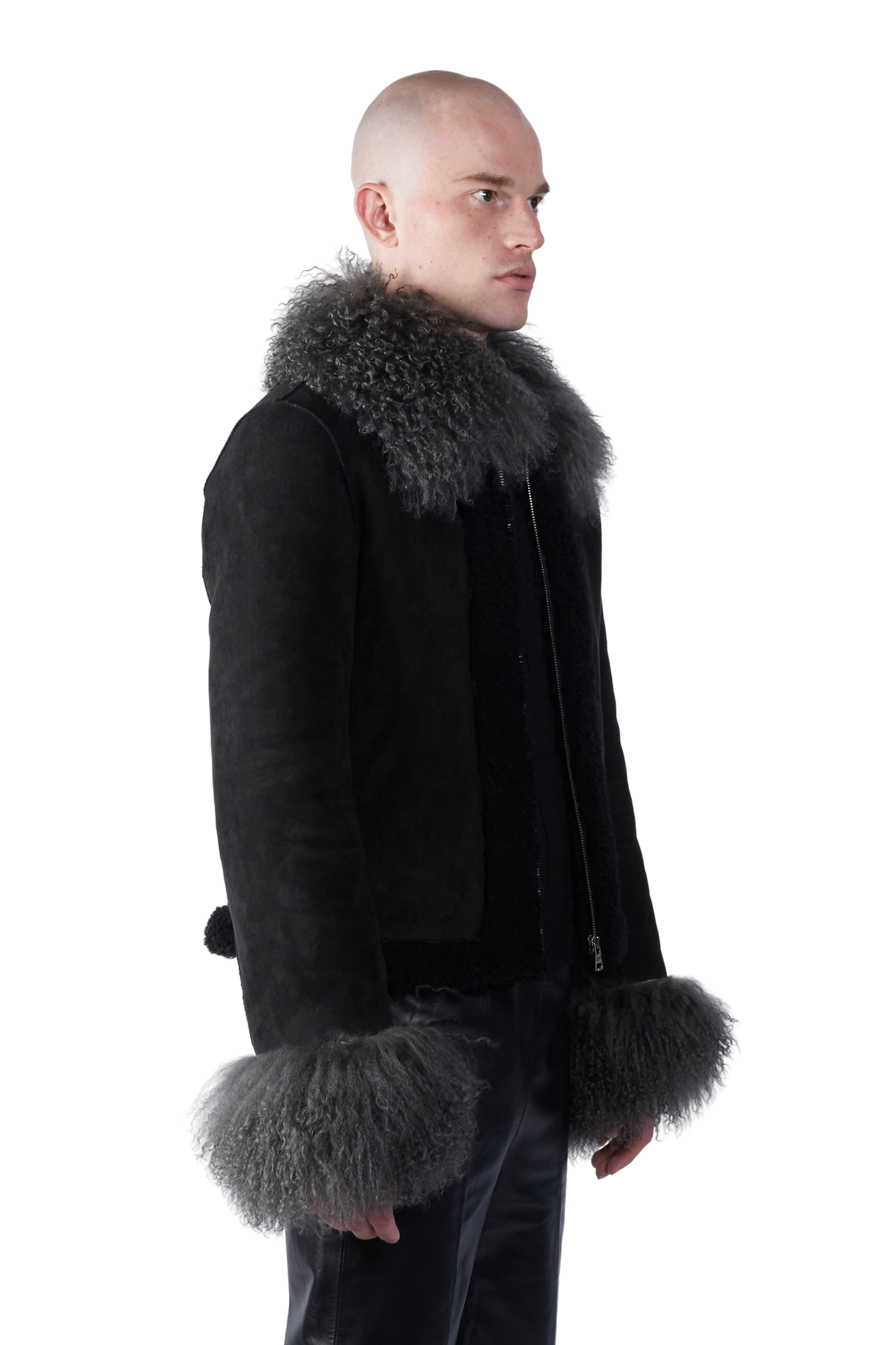 Faux Shearling Wave Jacket