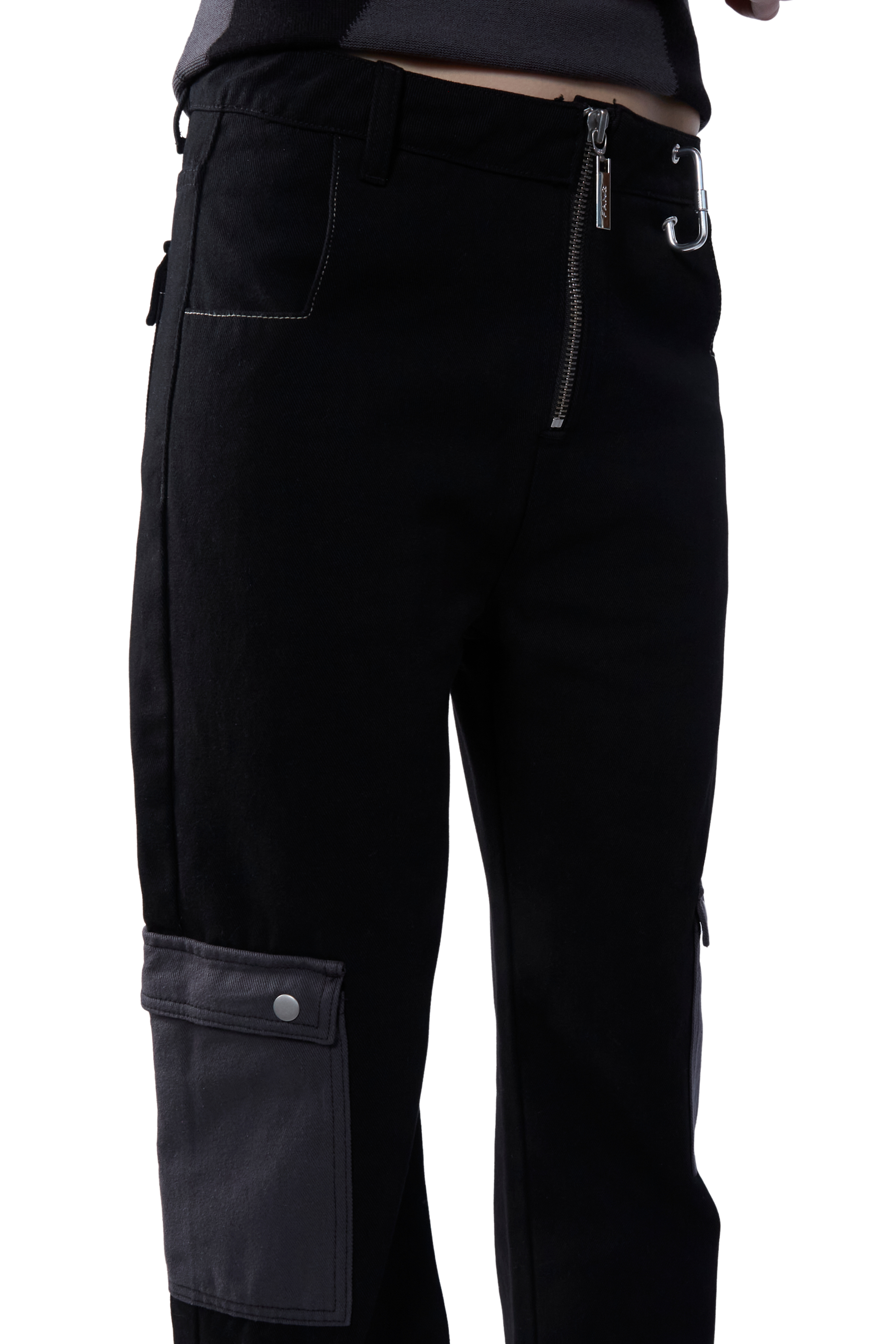 Zipper Parachute Pants