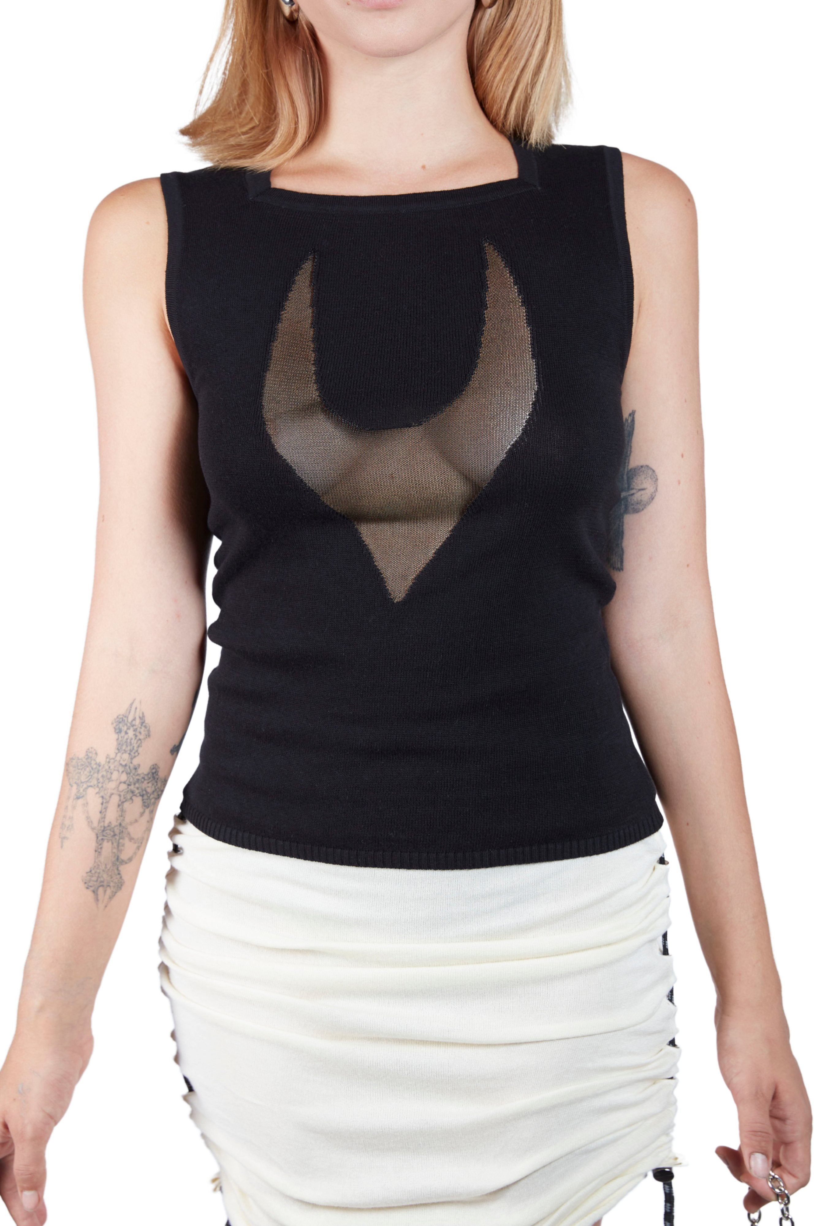 FANG Intarsia Logo Top