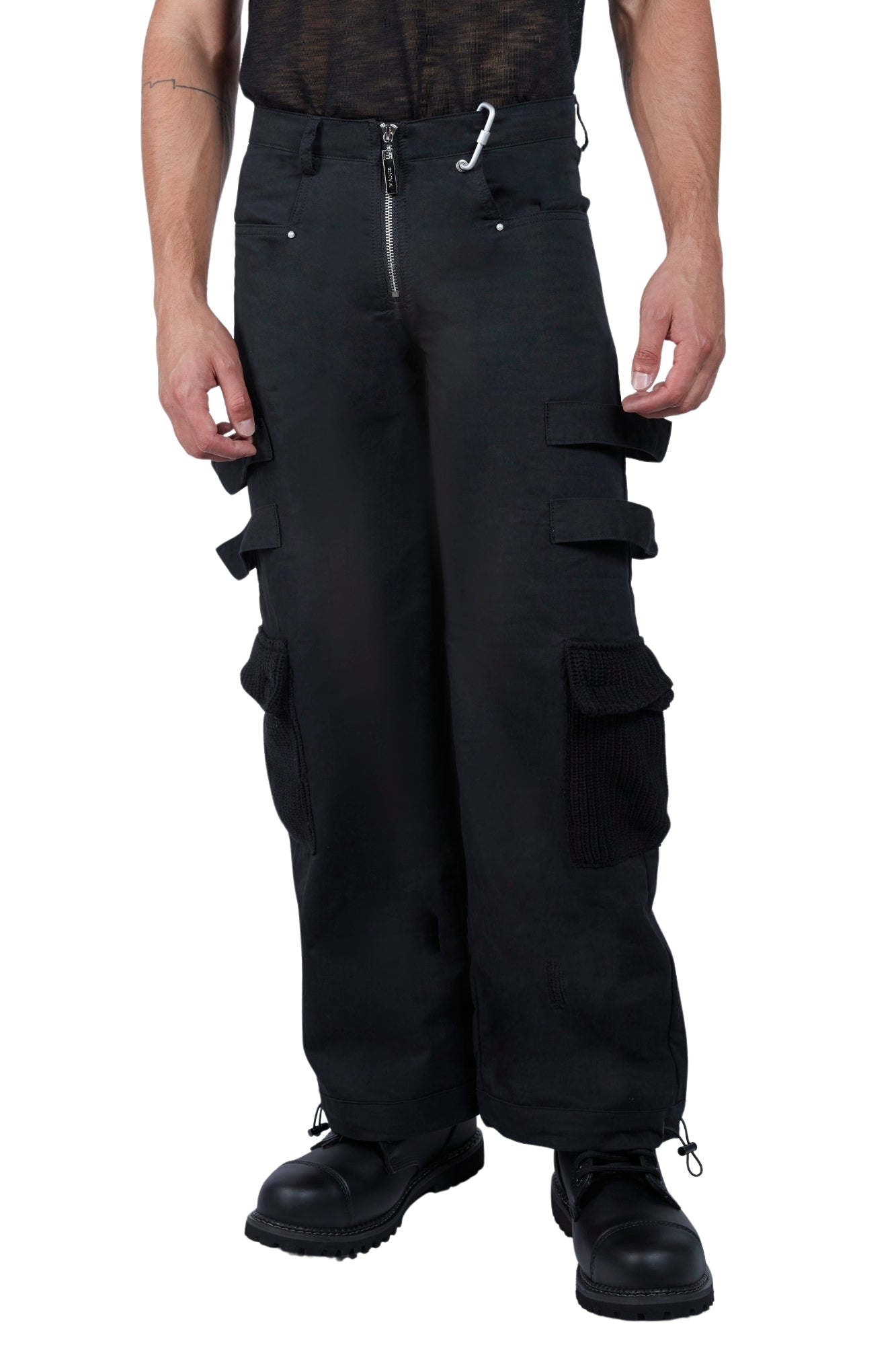 Carabiner Cargo Pant with Knit Pockets