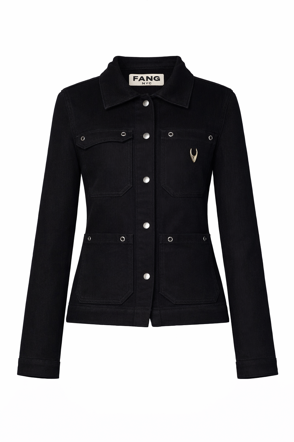 Grommeted Logo Carpenter Jacket