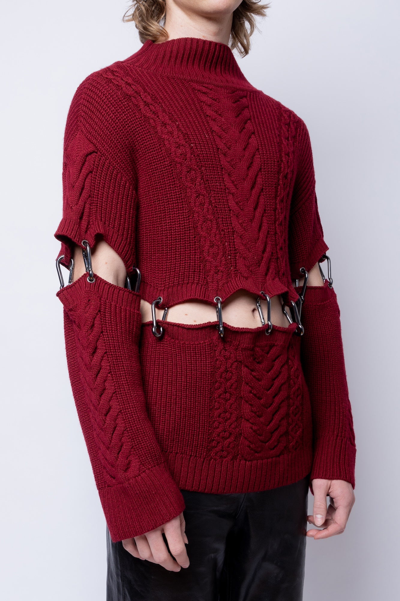 Chunky Knit Carabiner Sweater