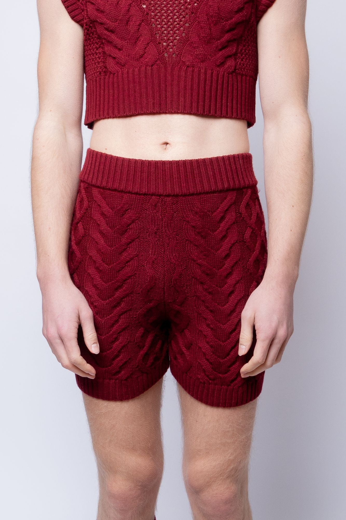 Chunky Knit Shorts