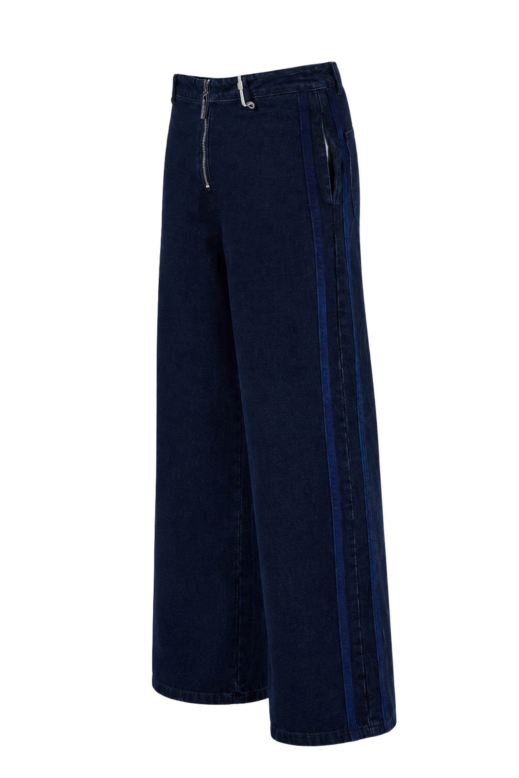 Double Stripe Denim Pants