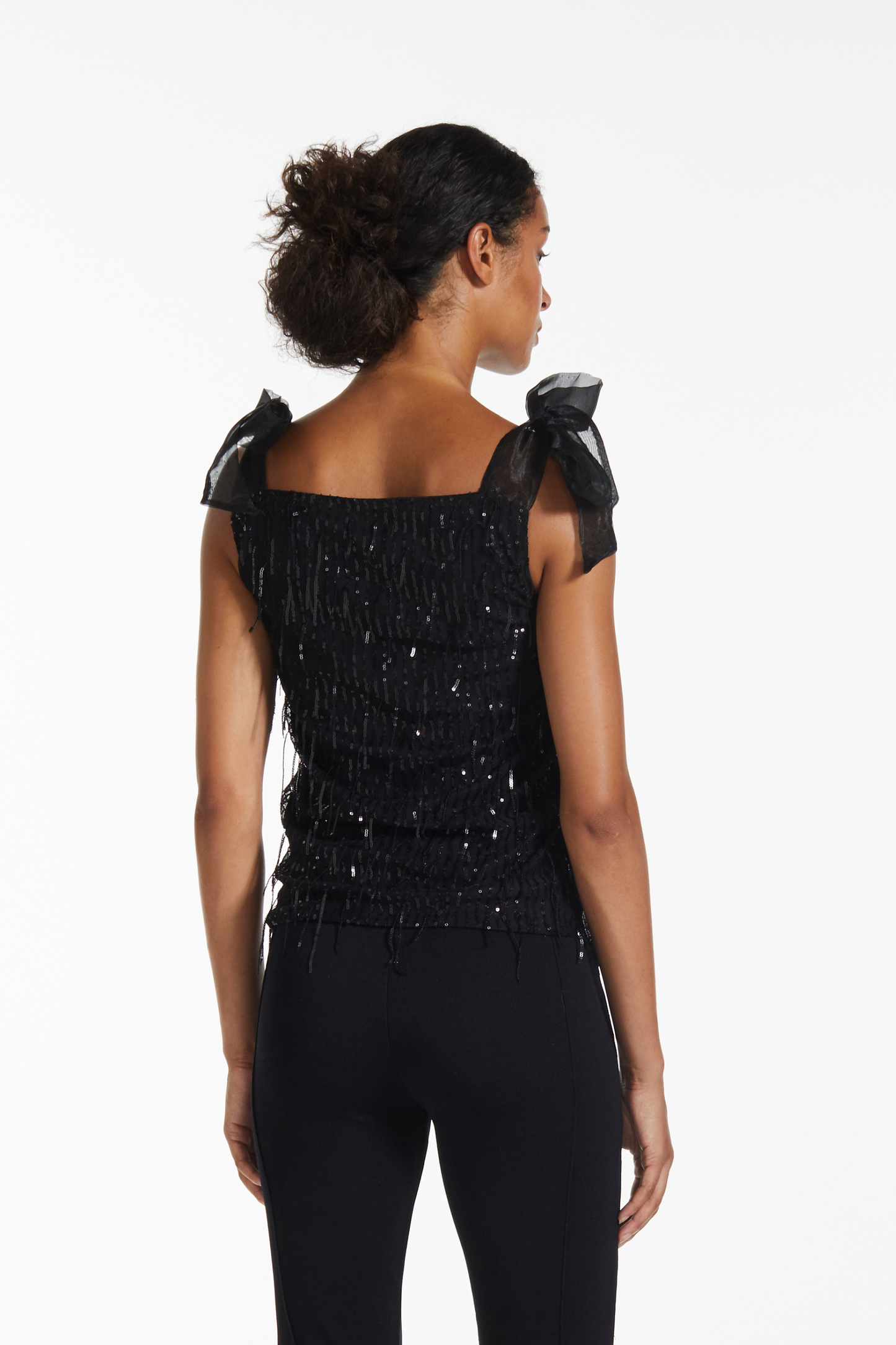 Bow Sequin Tank