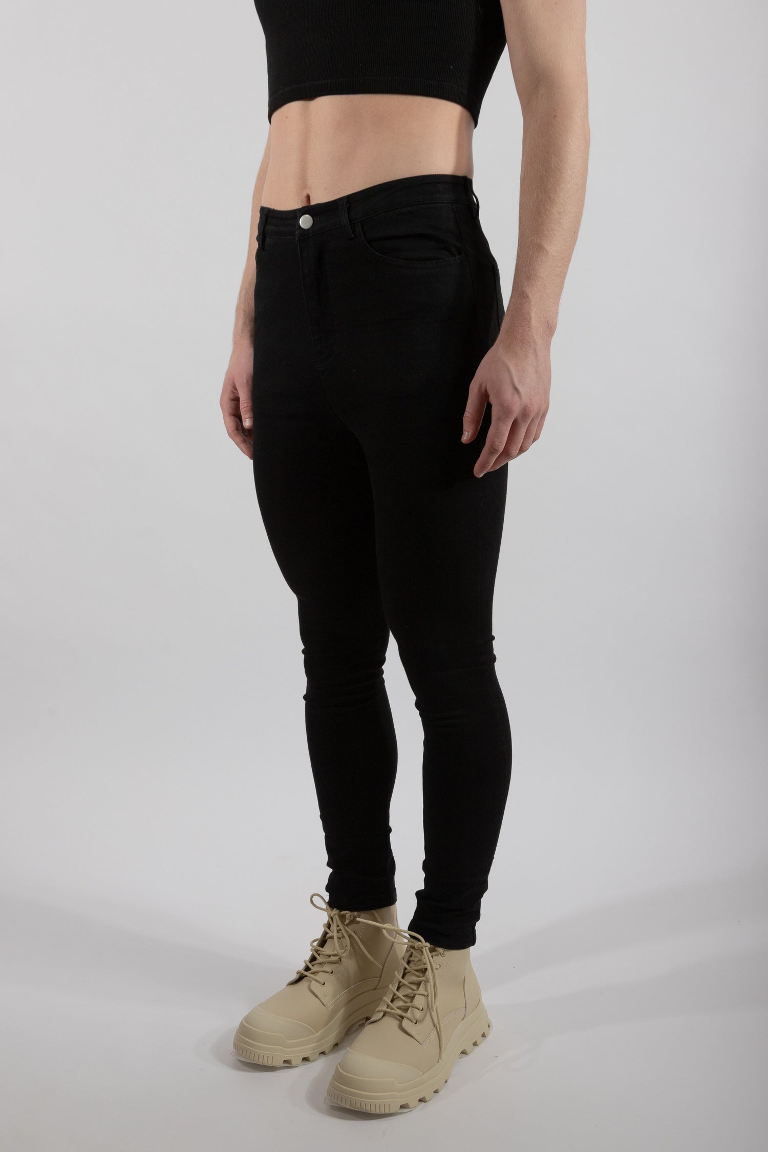 Top 212+ black denim skinny jeans womens best