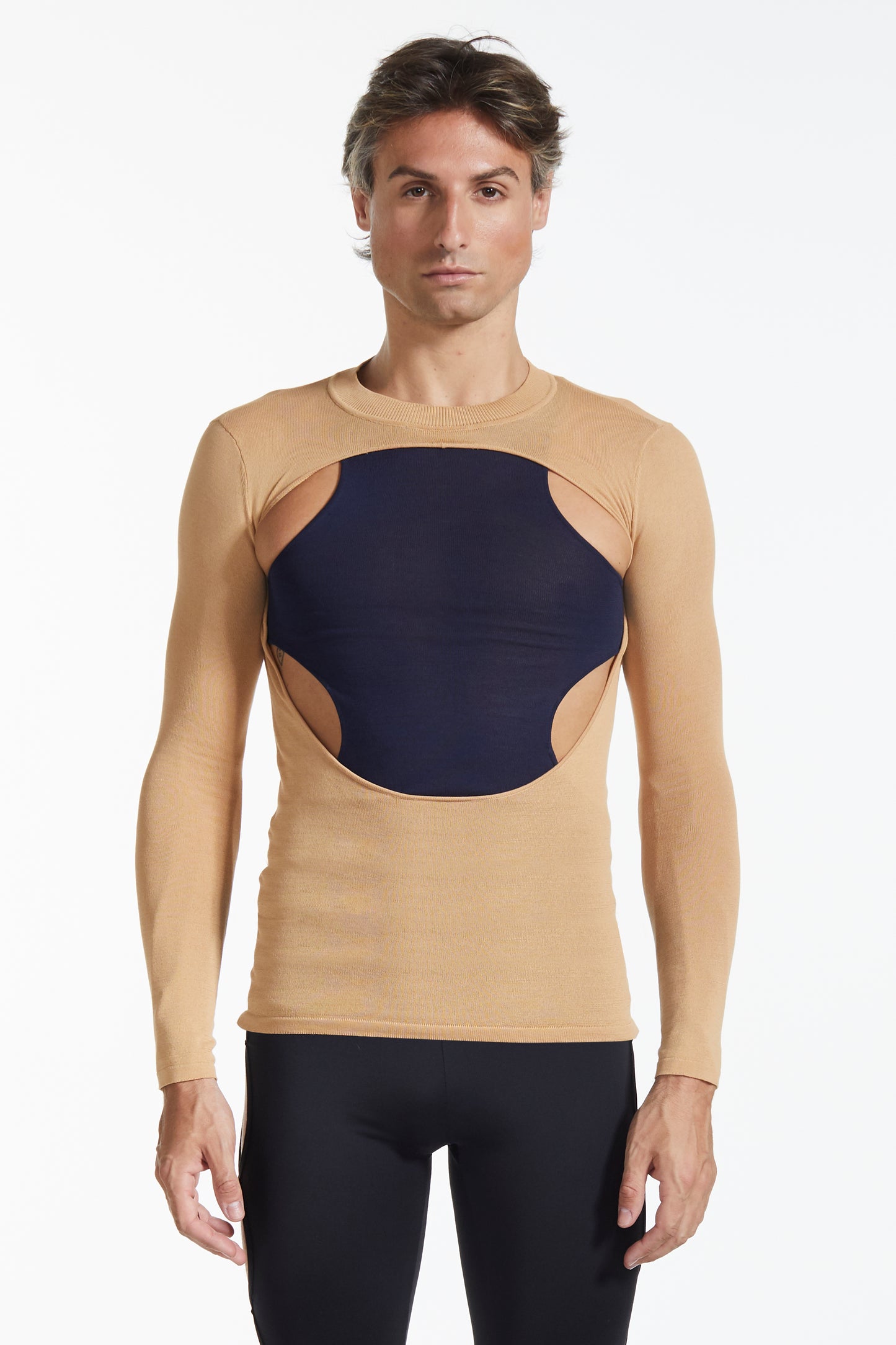 Symmetrical Layer Cut-Out Top