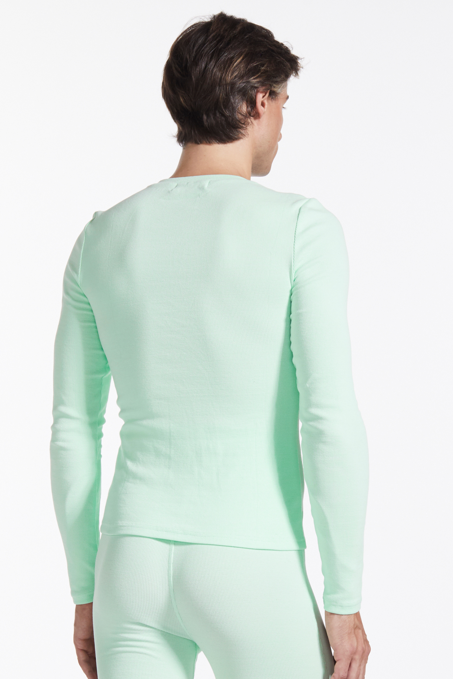 Essential Square Neck Ribbed Long Sleeve