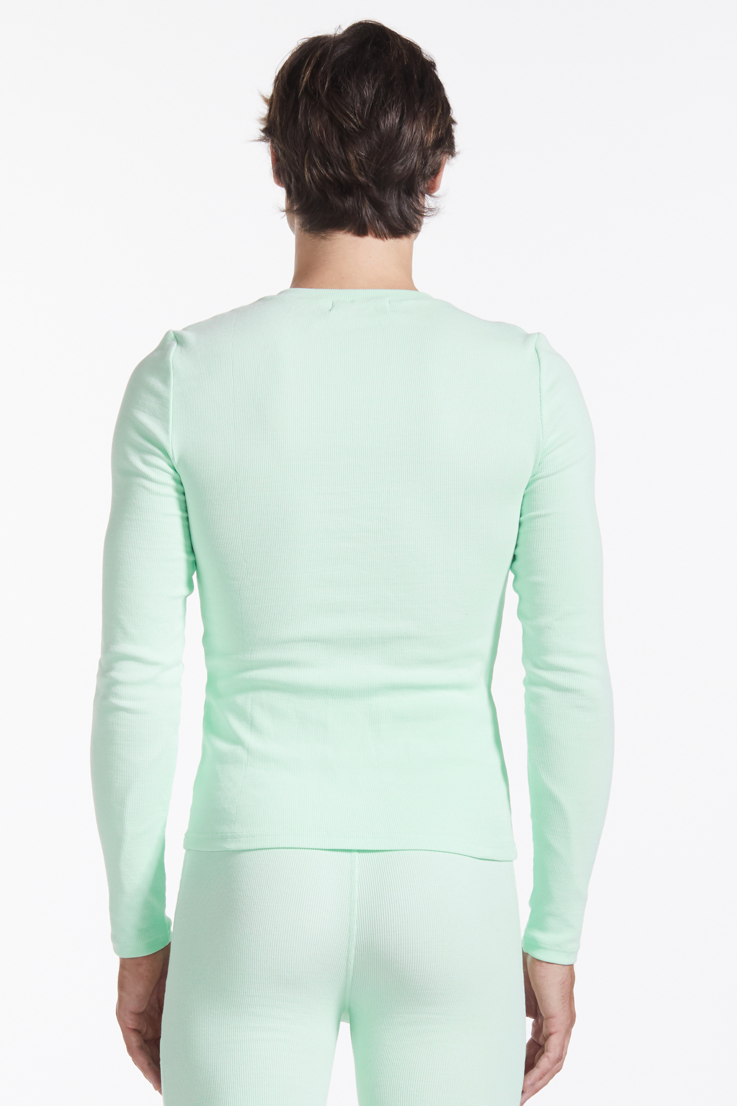 Essential Square Neck Ribbed Long Sleeve