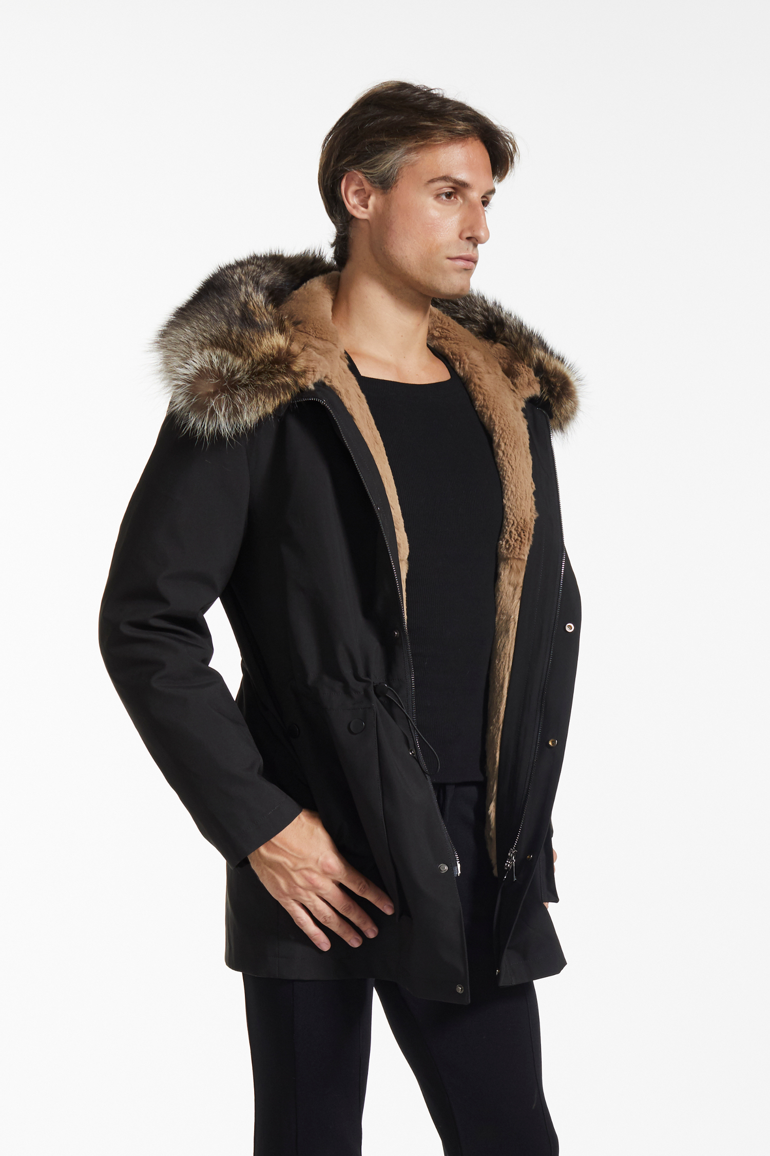 Parka coats with fur inside deals